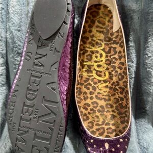 Vintage Sam Edelman Purple Women's Ballet Flats